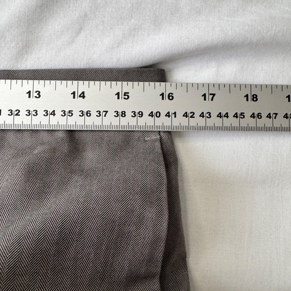 Banana Republic Men's Slim Fit Herringbone Cotton Casual Dress Pant Gray‎ 32x30 - Picture 9 of 13